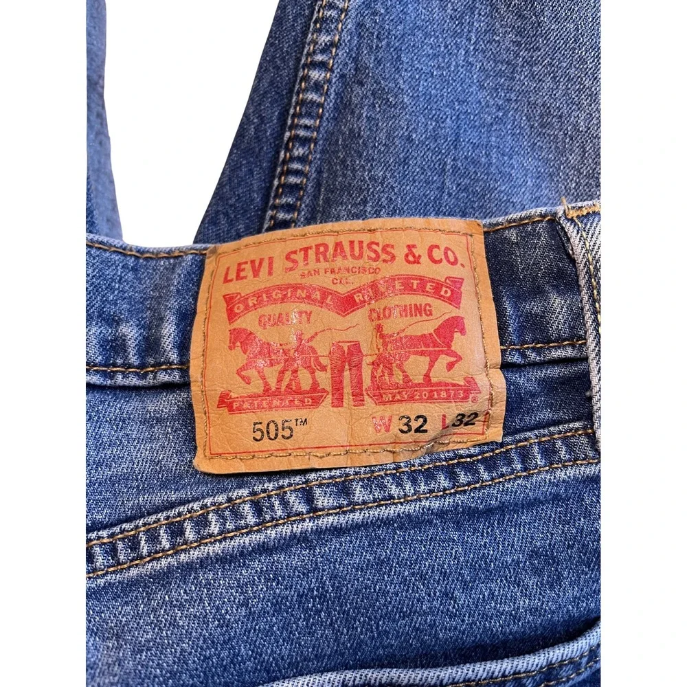 Levi's 505 Regular Fit Straight Leg Men's Jeans 32x32 Classic Western Normcore